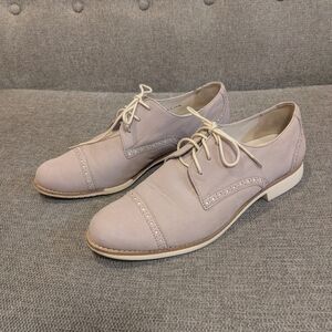 Cole Haan Oxford Shoes with Suede Finish and Lace-Up Design Size 10